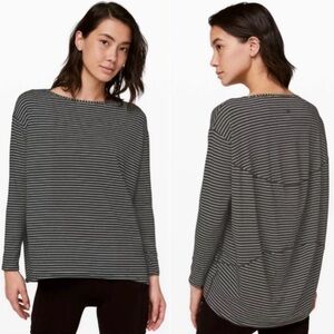 Lululemon Back in Action Long-Sleeve Shirt, Size 4